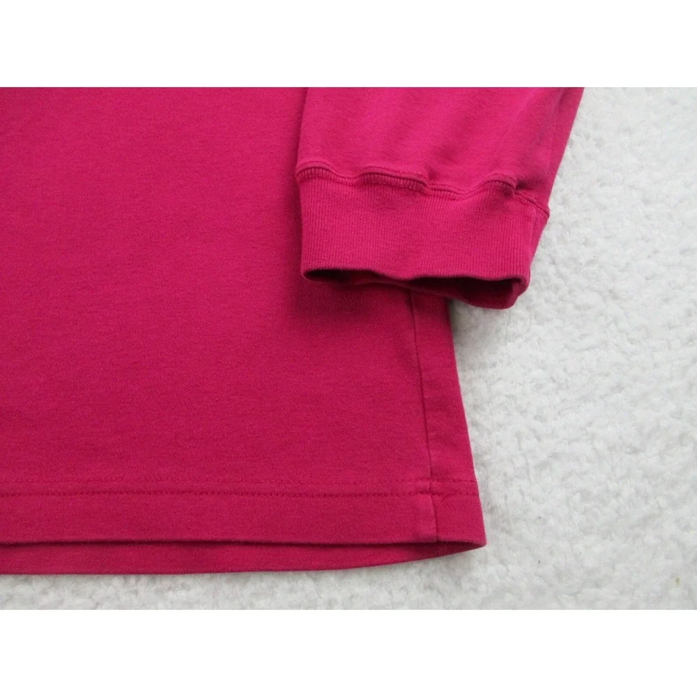 Vintage J Crew Shirt Mens XXL Oarsman Label 90s LS Pink Thrashed Mockneck *READ*